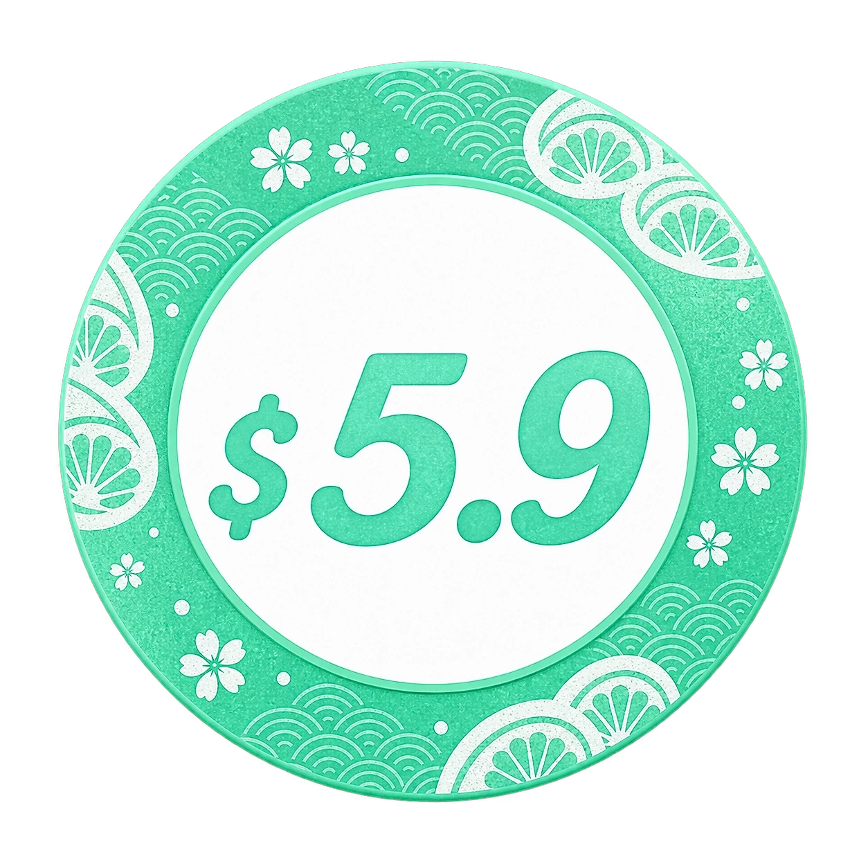 $5.90 plate