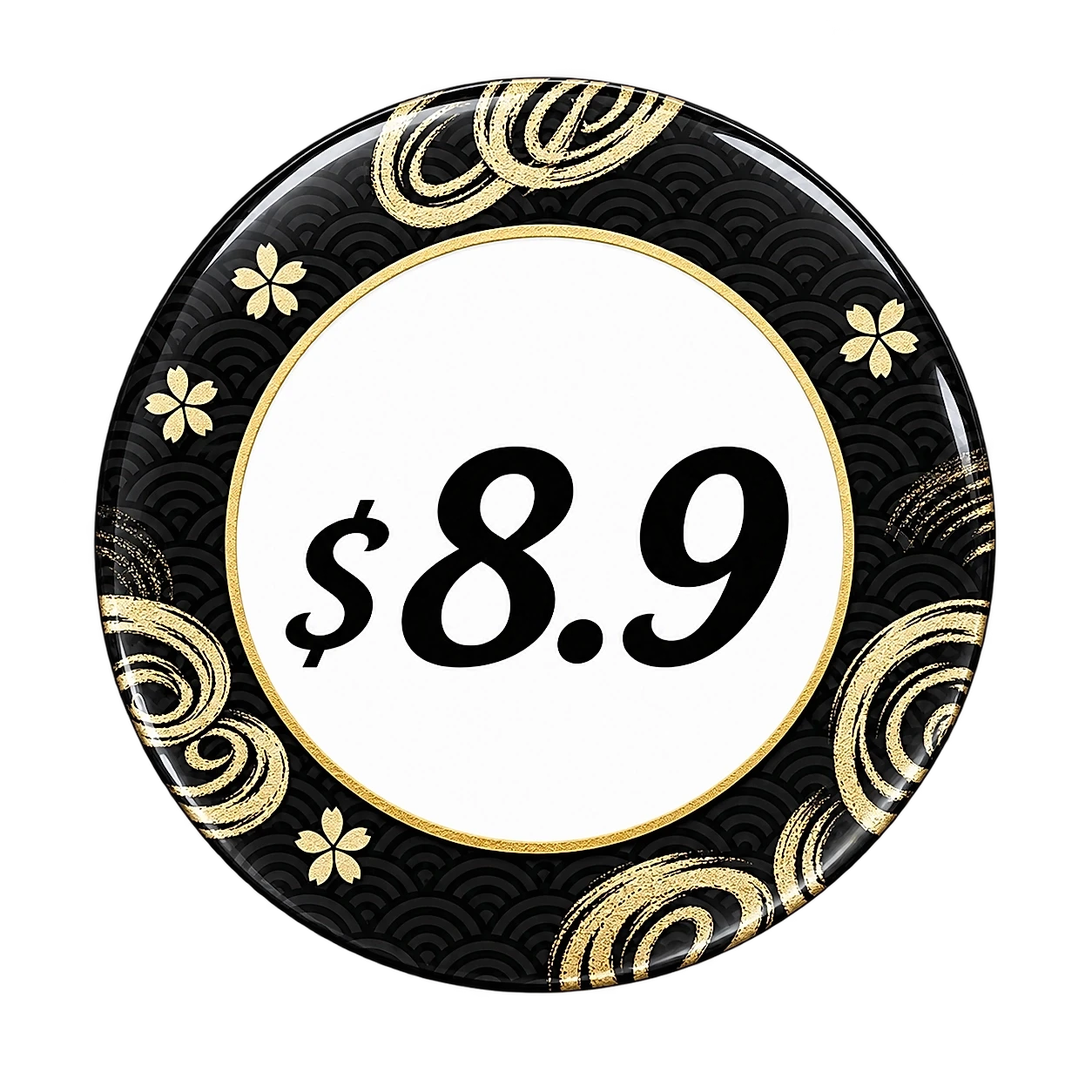$8.90 plate