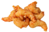Bite-sized battered shrimp